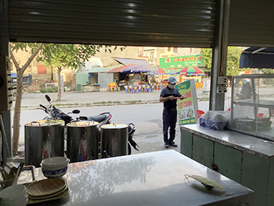 Xem phong thủy quán phở em Ngọc khu chợ hoa Đằng Hải