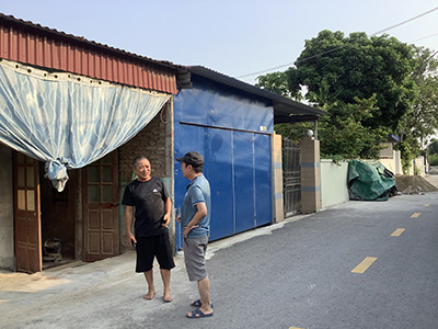 Xem phong thủy xây nhà mới em Duy ở An Lão