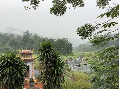 Xem phong thủy đất xây nghĩa trang gia đình anh Toản ở Yên Bái