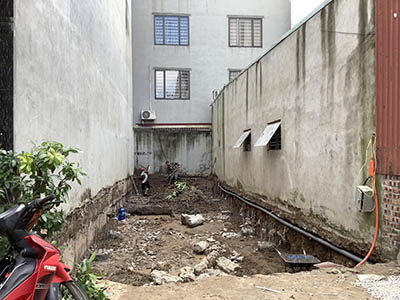 Thiết kế nhà mới anh Hùng ở đường Nguyễn Tất Tố Hải Phòng